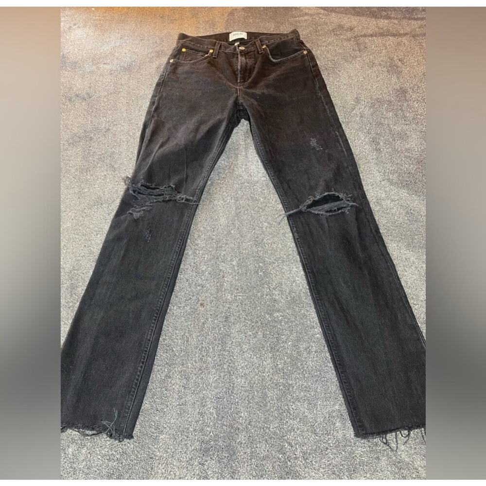AGOLDE Los Angeles Black Distressed Jeans ( 26 ) - Picture 2 of 6